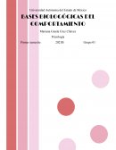 Bases biologógicas del comportamiento