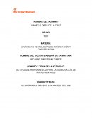 Nuevas tecnologías de información y comunicación