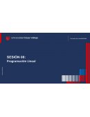 Aplicación de la Programación Lineal en una campaña comercial