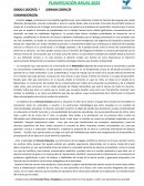 Planificación anual 4º