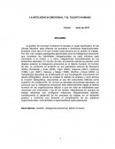 La inteligencia emocional y el talento humano