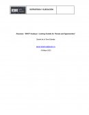 Resumen: “SWOT Analisys I: Looking Outside for Threats and Opportunities”