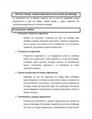 Plan de Trabajo: manual ergonómico para el área de embalaje