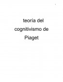 Teoría del cognitivismo de Piaget
