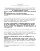 Cambio de chip: como alejar y cambiar los pensamientos negativos