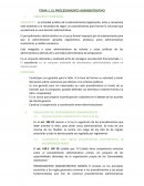 El procedimiento administrativo