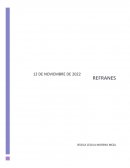 ¿Qué son los refranes?