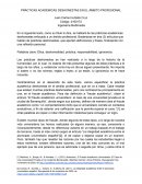 Prácticas académicas deshonestas en el ámbito profesional