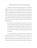 Producción audiovisual y entornos visuales interactivos