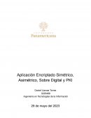 Aplicación Encriptado Simétrico, Asimétrico, Sobre Digital y PKI
