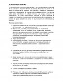 Función asistencial