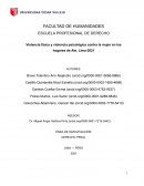 Violencia física y violencia psicológica contra la mujer en los hogares de Ate. Lima-2021