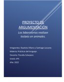 Los laboratorios realizan testeos en animales