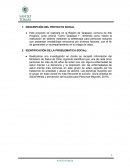 Descripción del proyecto social