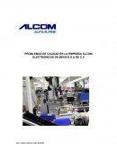 Problemas de calidad en la empresa Alcom Electronicos de México S.A de C.V