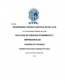 Análisis financieros empresa Pronaca