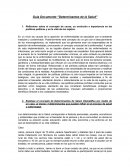 Guía Documento “Determinantes de la Salud”