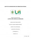 Ética como teoria de la moralidad