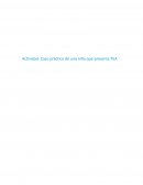 Actividad: Caso práctico de una niña que presenta TEA