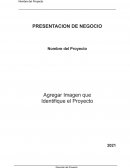 Presentación de la evaluación de proyecto de inversión