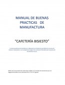 Manual de buenas practicas de manufactura “Cafetería bisiesto”