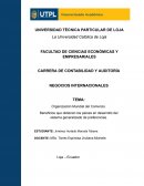 Organización Mundial del Comercio. Beneficios que obtienen los países en desarrollo del sistema generalizado de preferencias
