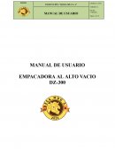 Manual de usuario empacadora al alto vacio DZ-300