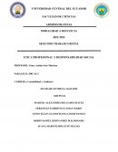 Ética profesional y responsabilidad social