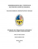 Análisis del uso y regulación de la ia en el ambito juridico boliviano