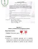 Taller No. 1 Diseño y Auditoria de un Programa de Salud