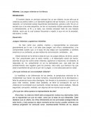 Los juegos violentos en la infancia