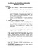 Costos de transporte y bienes no comerciables