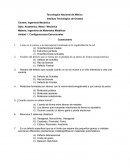 Unidad 1: Configuraciones Estructurales