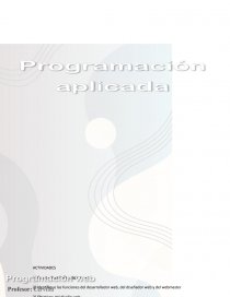 Progamación web. Página 1