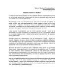 Taller de Técnicas Psicodramáticas I.