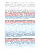 ¿La migración de los venezolanos es beneficioso para el Perú?