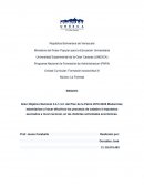 Unidad Curricular: Formación sociocrítica III