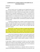 La importancia de la dignidad humana en todo ámbito de las relaciones sociales