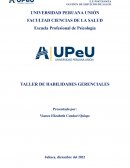 Taller de habilidades gerenciales