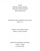 Trabajo: Segunda Guerra Mundial y Revolución Rusa