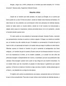 Reseña critica. Utopía de un hombre que está cansado