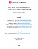 Indicadores de Renta en el Perú