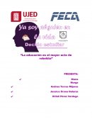 La educación es el mayor acto de rebeldía