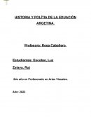 Historia y política de la educación argentina