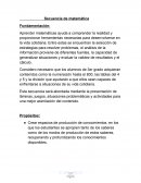 Secuencia de matemática