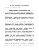 Lectura y escritura de textos académicos