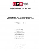 Impacto ambiental, social y económico de los residuos domiciliarios en Villa el Salvador entre los años 2017 al 2021