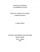 Artefactos de diseño de Software