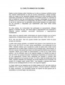El conflicto armado en Colombia