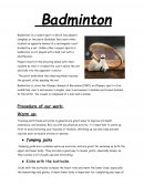 Badminton, Circle Game